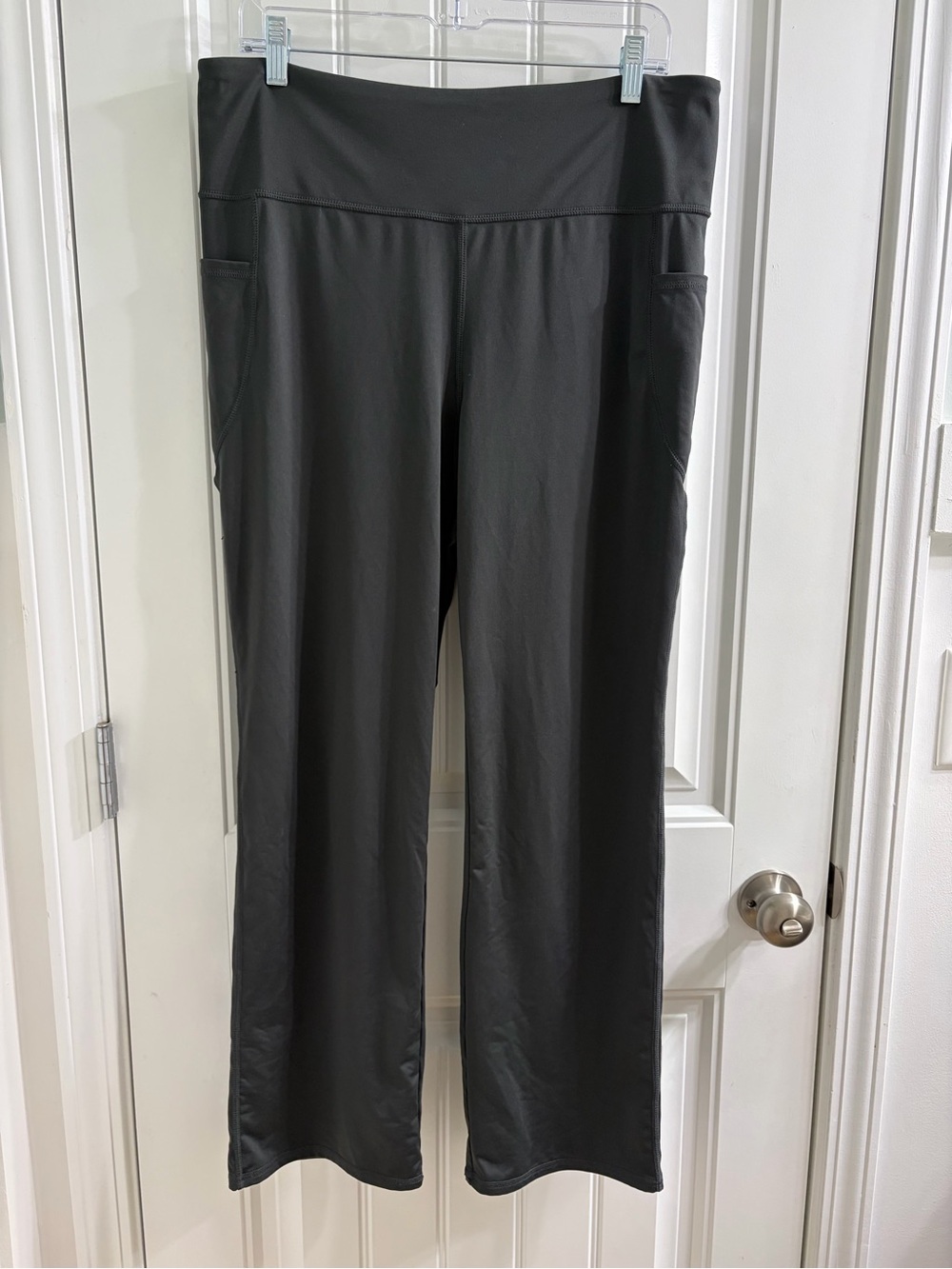 J. Jill Black Fit Performance High-Rise Bootcut Pants Sz PL Athleisure